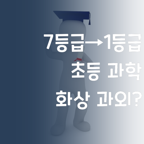 7등급에서 1등급 썰푼다! 초등 과학, 인강 말고 화상 과외?