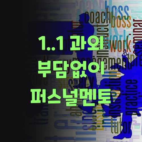 아그들 1:1 과외, 이젠 퍼스널멘토로 부담없이 시작해..