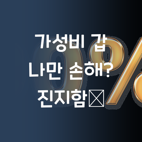 가성비 갑!
