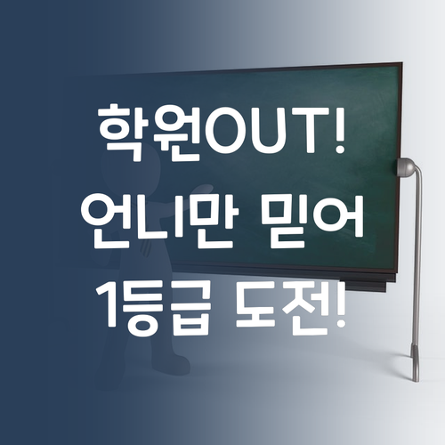비싼 학원 이제 그만! 퍼스널멘토 언니 믿고 사회 1등급 도전!