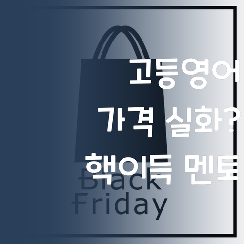 고등영어, 이 가격 실화?! 😲 퍼스널멘토 핵이득!