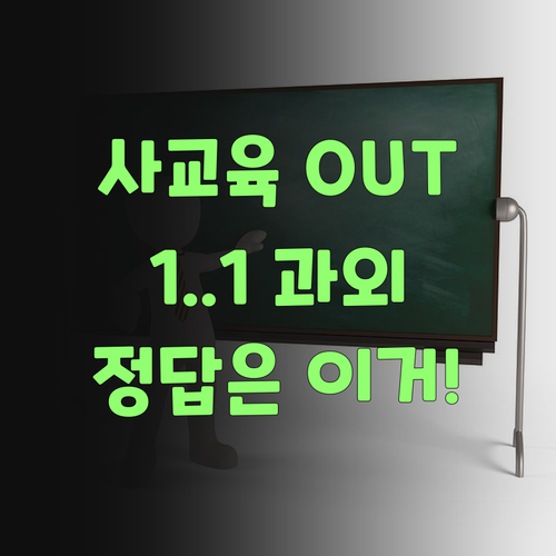 비싼 사교육 이제 그만! 퍼스널멘토 1:1 과외가 답이여! ..