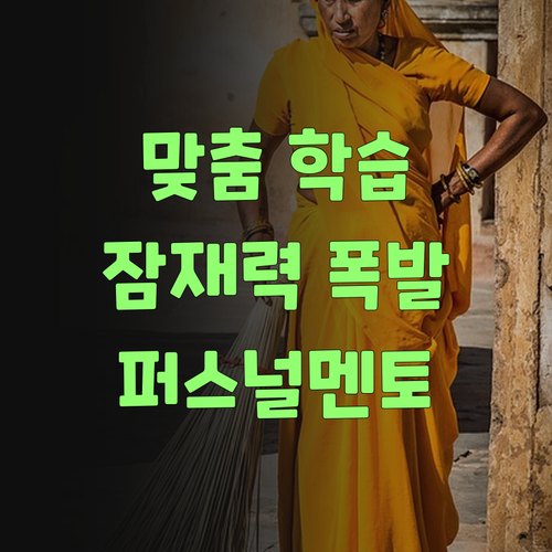 맞춤 학습? 퍼스널멘토로 우리 아이 잠재력 폭발시켜불자!