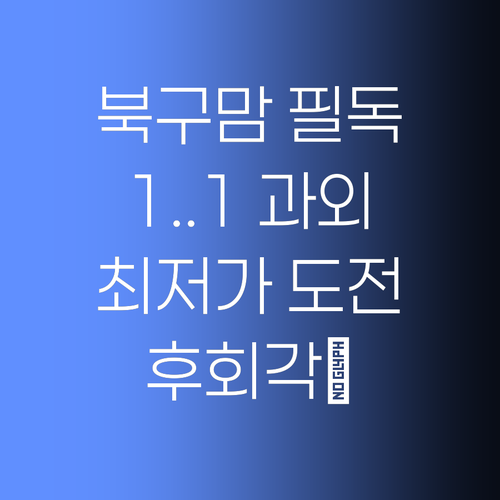 북구맘 필독! 1:1 과외 최저가 도전?! 퍼스널멘토 아니면 후회각! 😜