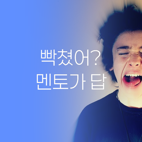 사상구 괘법동 학생 필독! 공부하다 빡쳤어? 퍼스널멘토가 답이다! ㅋㅋㅋ