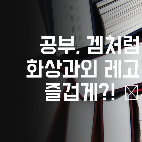 공부, 이젠 겜처럼 즐겁게! 화상과외 레고?! 🎮