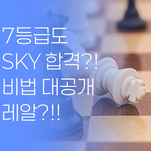 7등급도 SKY 합격?! 퍼스널멘토 화상과외 비법 대공개.. 레알?