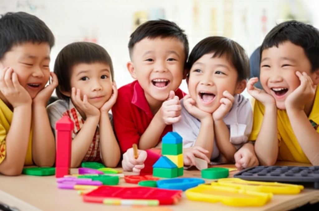 선생님과 학생이 1대1로 소통하는 모습
