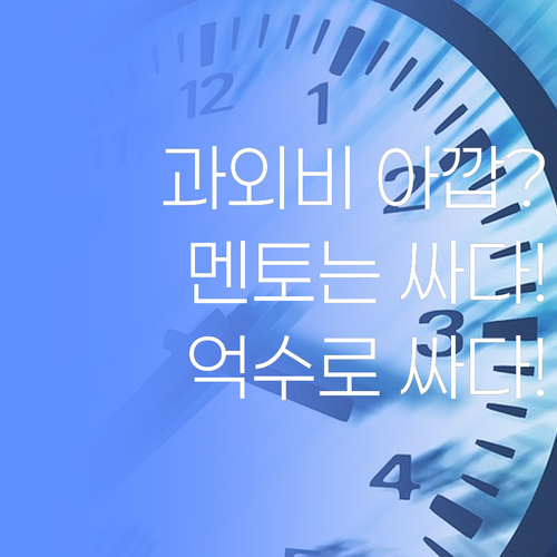 사회 과외비 아깝다고? 퍼스널멘토는 억수로 싸다! ..