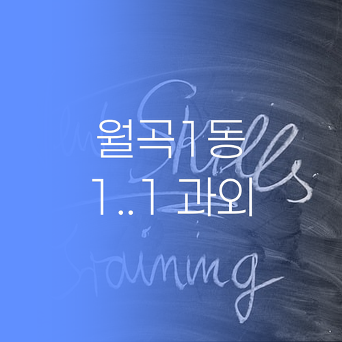 광산구 월곡1동 엄마들 사이 '난리'난 1:1 과외, 대체 뭐길래?