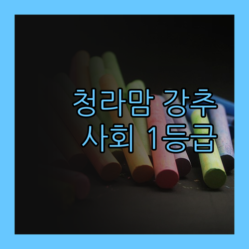 청라맘 강추! 1:1 과외로 우리 애 사회 1등급 만든 후기!