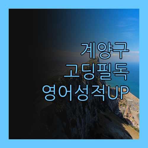 인천 계양구 고딩 필독! 영어 성적 올리는 마법, 퍼스널멘토?! 🔮