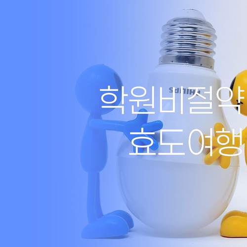 학원비 아껴서 효도여행 가자! 퍼스널멘토 믿어보랑께..