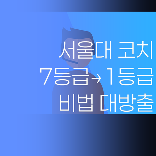 서울대 코치가 알려주는 자기주도학습 A to Z, 7등급도 1등급 간다!