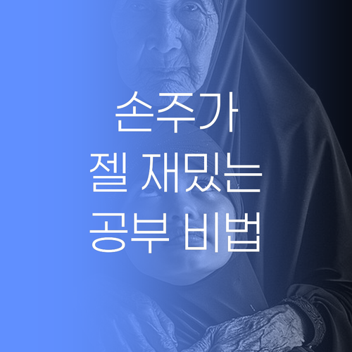 우리 손주, 공부가 젤 재밌었어유! 장안구 퍼스널멘토 비법 대공개..